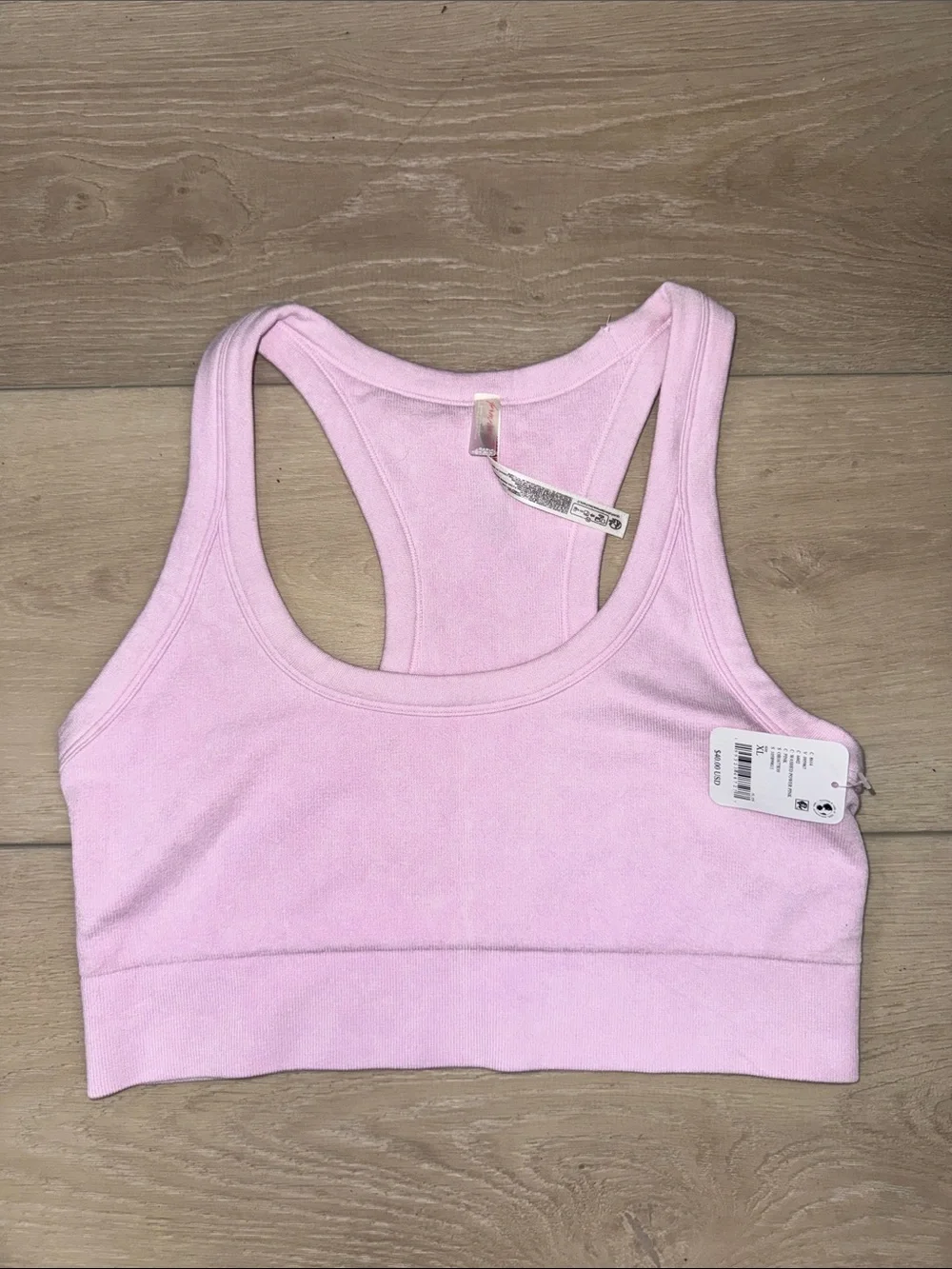 FP Movement by Free People Soft Pink Racerback Sports Bra